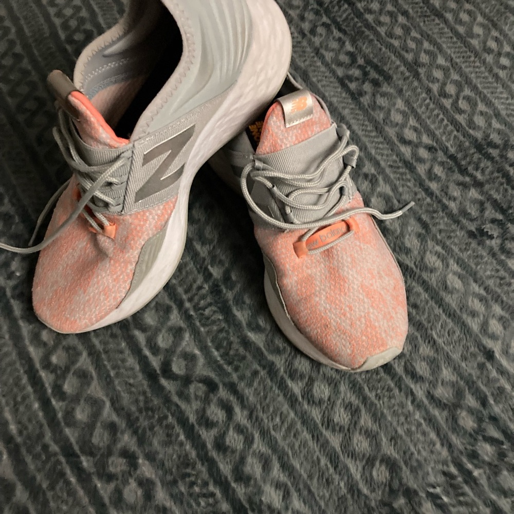 New Balance Women's Athletic Shoes in orange and Gray